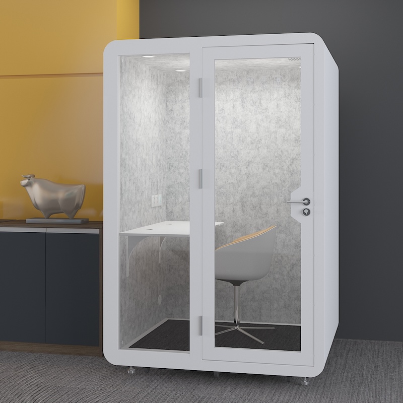 Sheet Metal Frame 2 Person Professional Grade Soundproof Booth