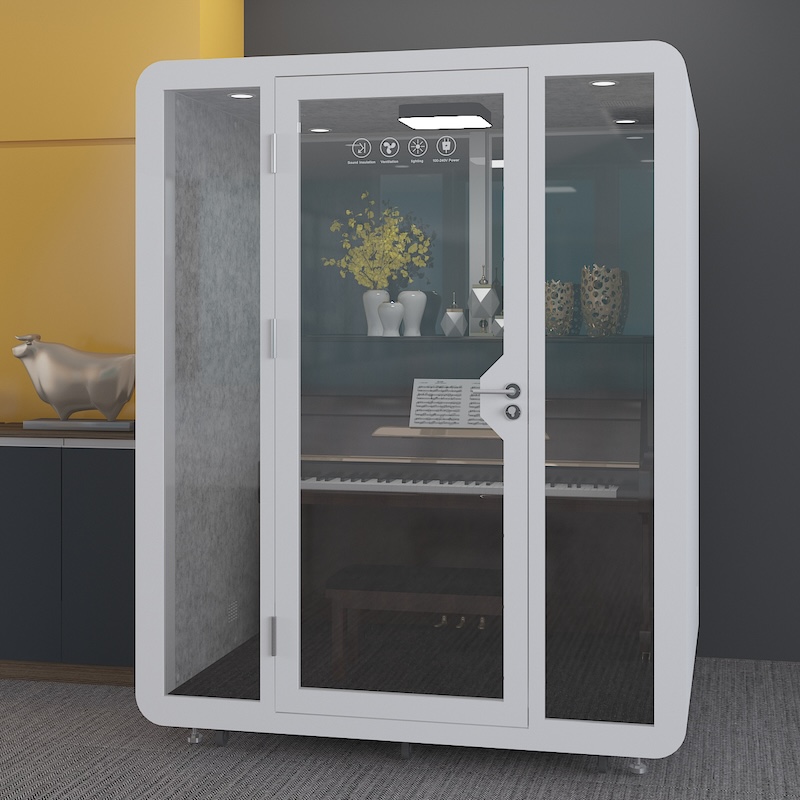 Sheet Metal Frame 4 People Soundproof Booth
