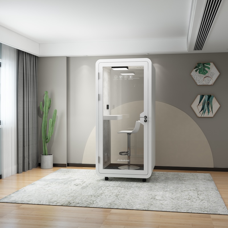 Portable Sheet Metal Frame Soundproof Booth, Workbench