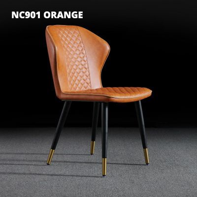 2PCS Modern Italian Style PU Leather Dining Chair Set Of 2 Model NC901