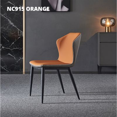 2PCS Modern Italian Style PU Leather Dining Chair Set Of 2 Model NC915