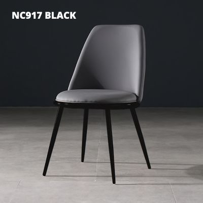 2PCS Modern Italian Style PU Leather Dining Chair Set Of 2 Model NC917