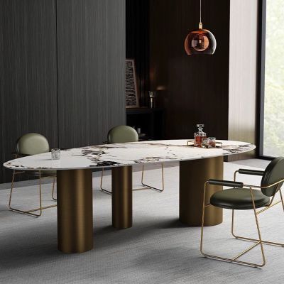 Modern Italian Style PU Leather Dining Chair Set Of 2 Model NC9108