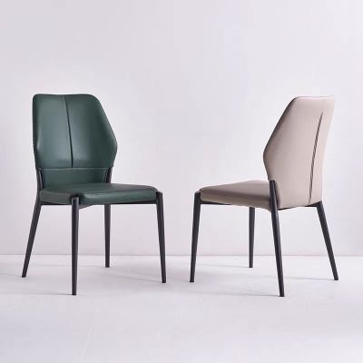 2PCS Modern Italian Style PU Leather Dining Chair Set Of 2 Model NC973