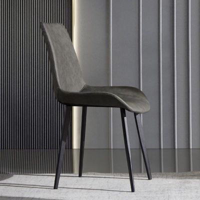 2PCS Modern Italian Style PU Leather Dining Chair Set Of 2 Model NC918
