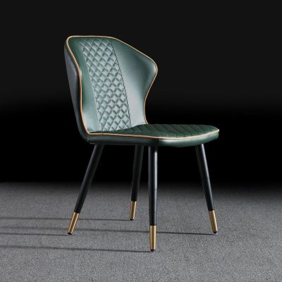 2PCS Modern Italian Style PU Leather Dining Chair Set Of 2 Model NC901