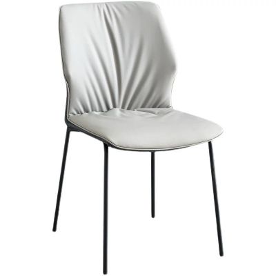 2PCS Modern Italian Style Pu Leather Dining Chair Set Of 2 Model NC939