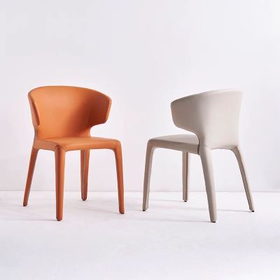 2PCS Modern Italian Style PU Leather Dining Chair Set Of 2 Model NC961