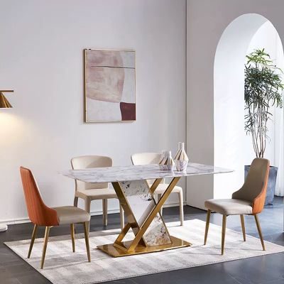 2PCS Modern Italian Style PU Leather Dining Chair Set Of 2 Model NC976