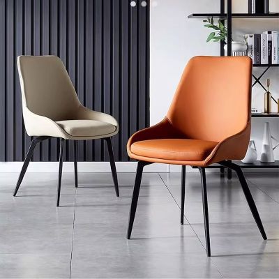 2PCS Modern Italian Style PU Leather Dining Chair Set Of 2 Model NC971