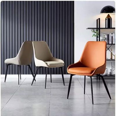 2PCS Modern Italian Style PU Leather Dining Chair Set Of 2 Model NC971