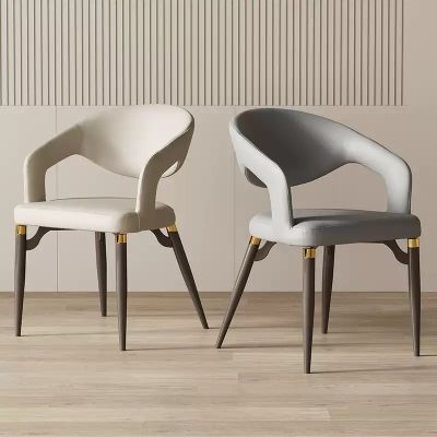 2PCS Modern Barrel Back Dining Chairs More Colours Customisable