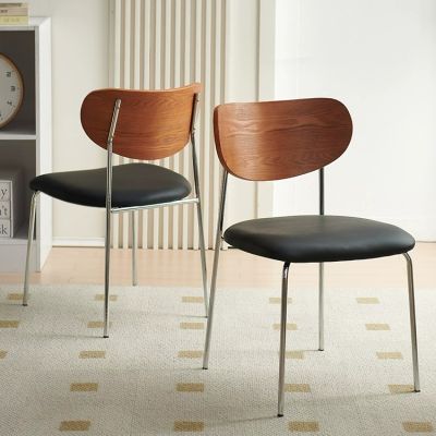 2PCS Bentwood Back Metal Frame Dining Chair More Colours Customisable