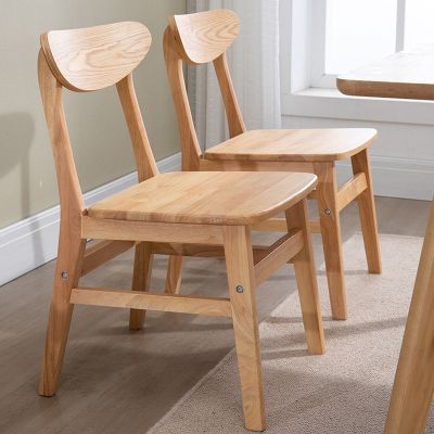 2PCS Butterfly Back Solid Wood Dining Chair More Colours Customisable