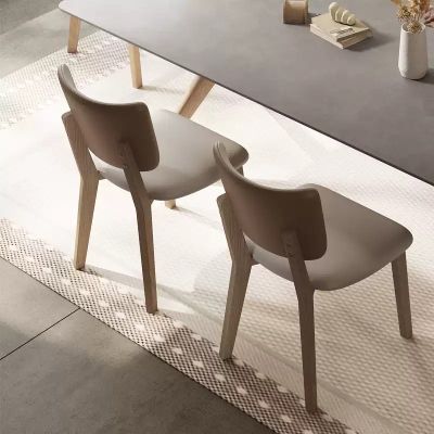 2PCS Cocoon Curve Solid Wood Dining Chairs More Colours Customisable