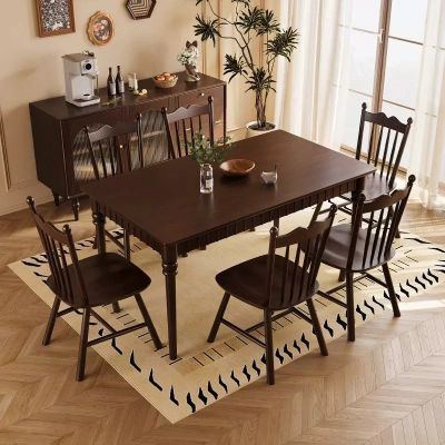 2PCS Windsor Crown Back Spindle Dining Chair