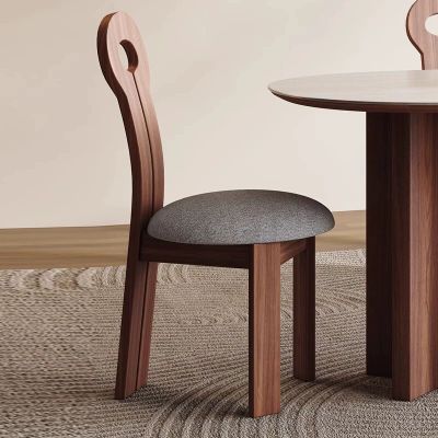 2PCS Modern Keyhole Dining Chair with Boucle Seat More Colours Customisable