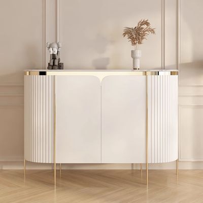 Modern Sintered Stone Sideboard Buffet with 4 Cabinets More Countertop colours are customisable