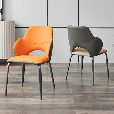 2PCS Contempo Curve PU Leather Dining Chairs More Colours Customisable