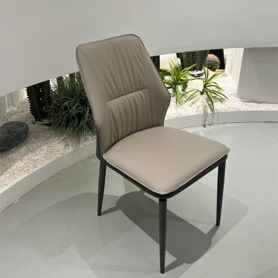 2PCS Minimalist Sleek Comfort PU Leahter Dining Chairs More Colours Customisable