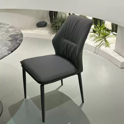 2PCS Minimalist Sleek Comfort PU Leahter Dining Chairs More Colours Customisable