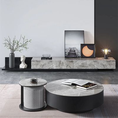 Italian Style Sintered Stone Extendable TV Stand/TV Unit