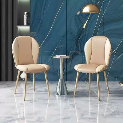 2PCS Modern Italian Style PU Leather Dining Chair YS813 More Colours Customisable