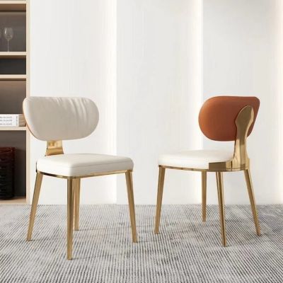 2PCS Modern Italian Style PU Leather Dining Chair YS814 More Colours Customisable