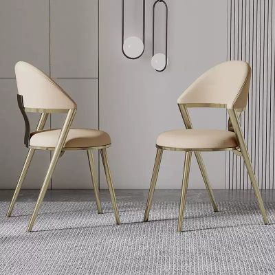 2PCS Modern Italian Style PU Leather Dining Chair YS816 More Colours Customisable