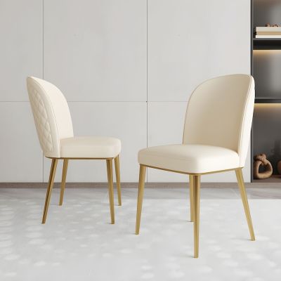 2PCS Modern Italian Style PU Leather Dining Chair YS817 More Colours Customisable