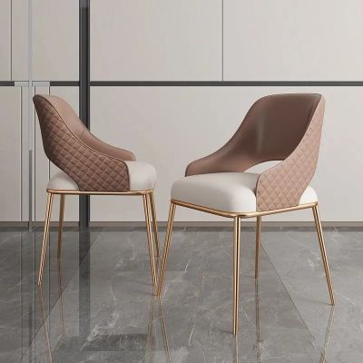 2PCS Modern Italian Style PU Leather Dining Chair YS824 More Colours Customisable