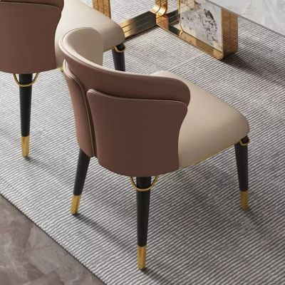 2PCS Modern Italian Style PU Leather Dining Chair YS825 More Colours Customisable