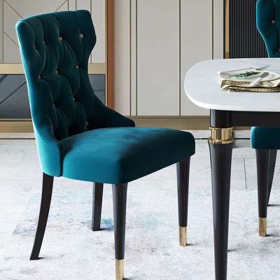 2PCS Modern Italian Style Velvet Dining Chair YS838 More Colours Customisable