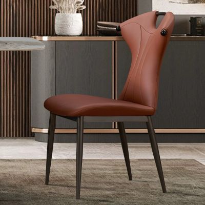 2PCS Modern Italian Style PU Leather Dining Chair YS844 More Colours Customisable