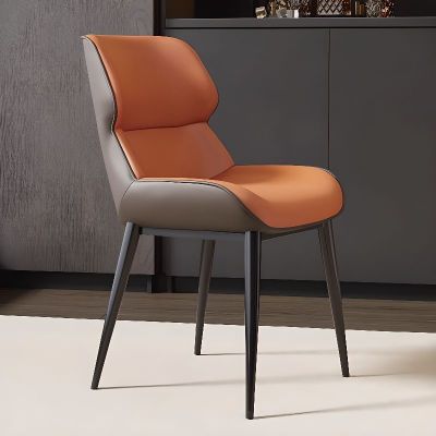 2PCS Modern Italian Style PU Leather Dining Chair YS846