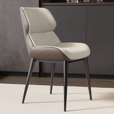 2PCS Modern Italian Style PU Leather Dining Chair YS846