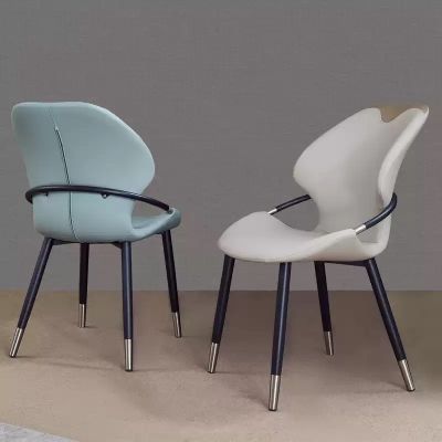 2PCS Modern Italian Style PU Leather Dining Chair YS854 More Colours Customisable