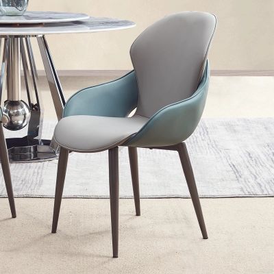 2PCS Modern Italian Style PU Leather Dining Chair YS855 More Colours Customisable