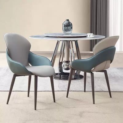 2PCS Modern Italian Style PU Leather Dining Chair YS855 More Colours Customisable