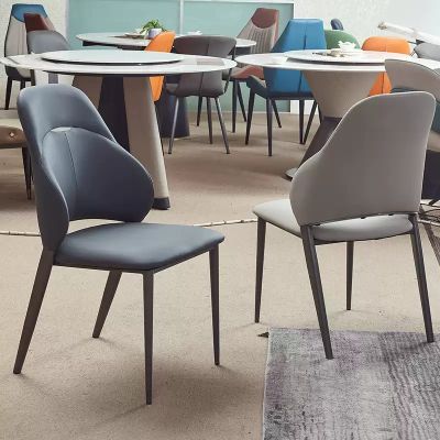 2PCS Modern Italian Style PU Leather Dining Chair YS856 More Colours Customisable