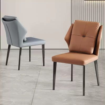 2PCS Modern Italian Style PU Leather Dining Chair YS857 More Colours Customisable