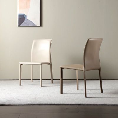 2PCS Modern Minimalist PU Leather Linea Chair More Colours Customisable