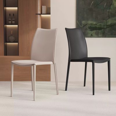 2PCS Modern Minimalist PU Leather Linea Chair More Colours Customisable