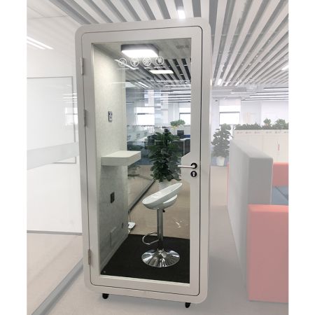 Portable Sheet Metal Frame Soundproof Booth, Workbench