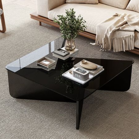 Midnight Edge Triangular Coffee Table