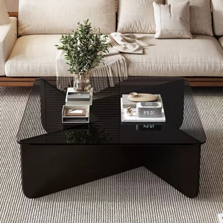 Midnight Edge Triangular Coffee Table