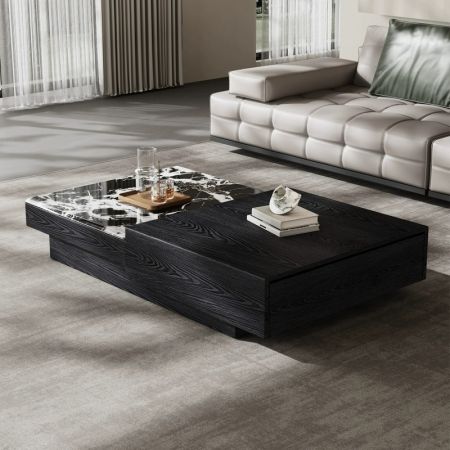Ark Wood Rectangular Coffee Table