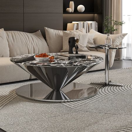 Bvlgari Marble UFO Coffee Table