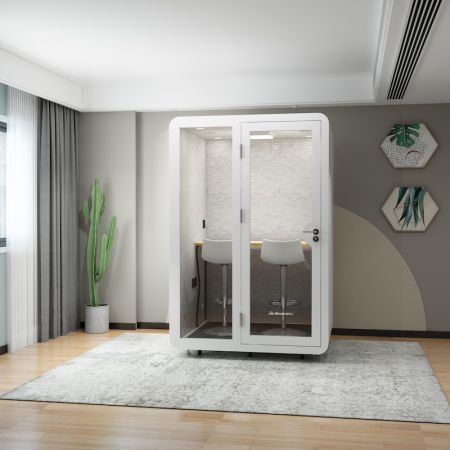 Sheet Metal Frame 2 Person Professional Grade Soundproof Booth