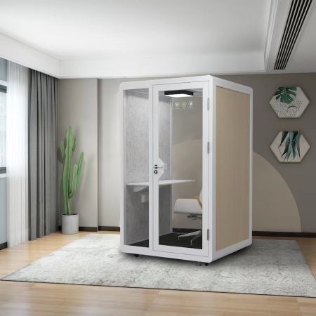 Economic Sheet Metal Frame 1-2 Person Soundproof Booth